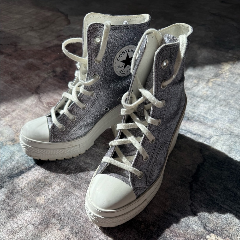 Converse Women's Gray High-Top Sneakers